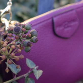 Sac Frederic T de couleur violet vue dans la nature