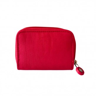 Porte monnaie kipling tops rose vue de face avec un fond blanc