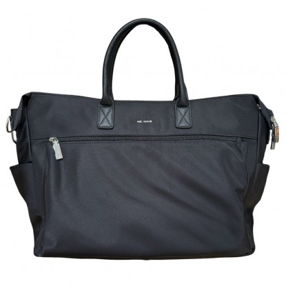 Sac de voyage Mac Alyster FT-608 NOIR vue de face avec un fond blanc