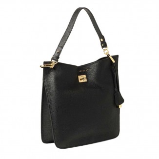 Sac Mac Douglas KENTUCKY-ROMY_XS_VG-01 de couleur noir vue sur le côté avec un fond blanc