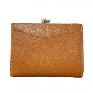Porte monnaie Mac Douglas de couleur bleu marine vue de face avec un fond blanc