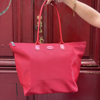 Sac cabas Mac douglas rouge vue de face