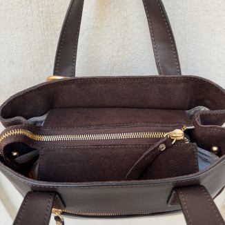 vu sur la fermeture du sac