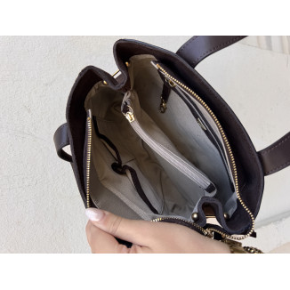 vu de l'intérieur du sac