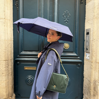 Imperméable Flotte couleur indigo