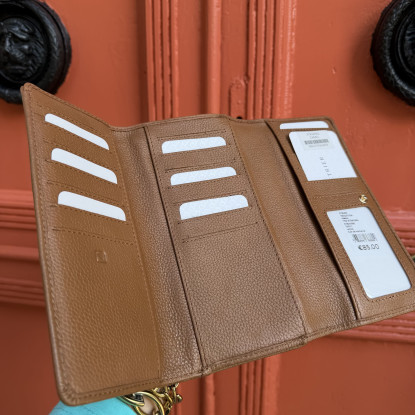 Portefeuille L TRADITION – Camel ouvert